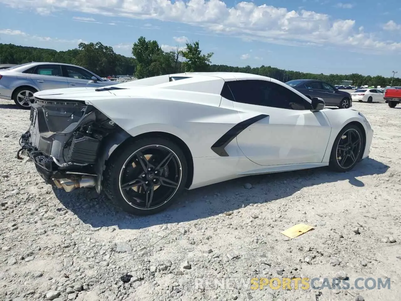 3 Фотография поврежденного автомобиля 1G1YB3D44N5119197 CHEVROLET CORVETTE 2022