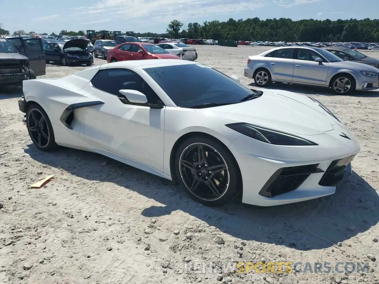 4 Фотография поврежденного автомобиля 1G1YB3D44N5119197 CHEVROLET CORVETTE 2022
