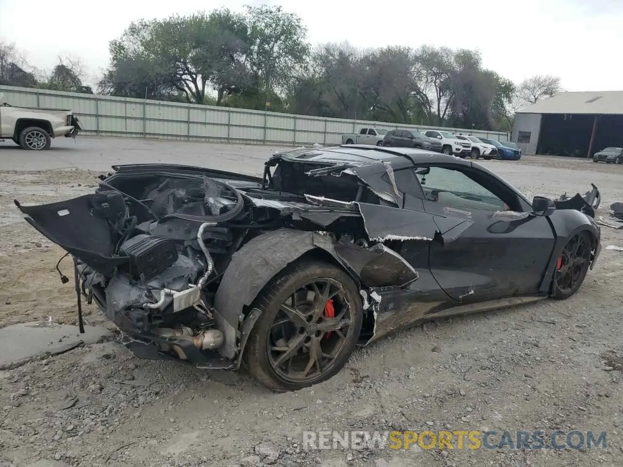 3 Photograph of a damaged car 1G1YC2D45N5117773 CHEVROLET CORVETTE 2022
