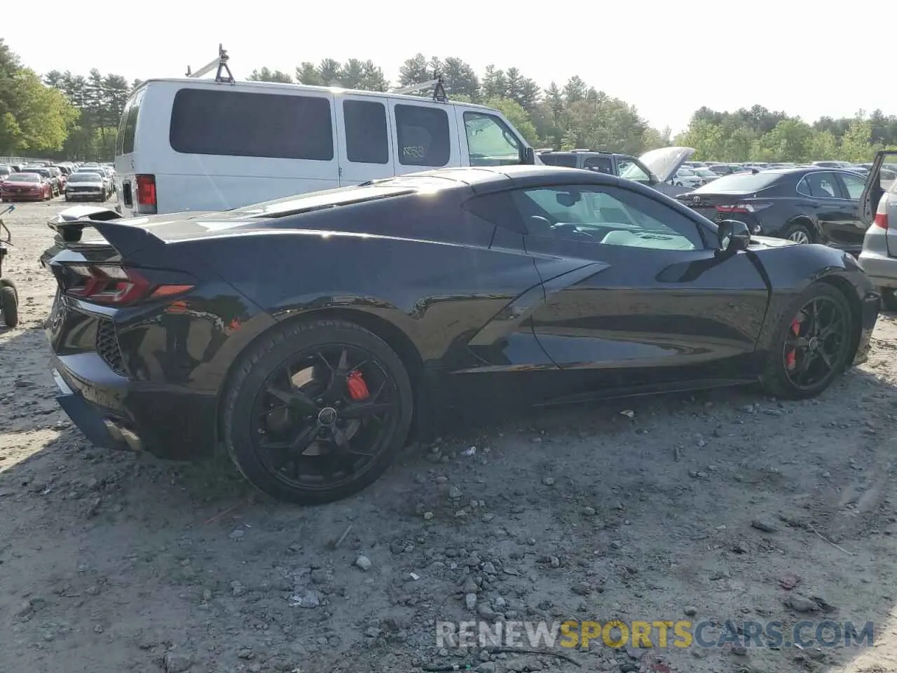 3 Photograph of a damaged car 1G1YC2D46N5117832 CHEVROLET CORVETTE 2022