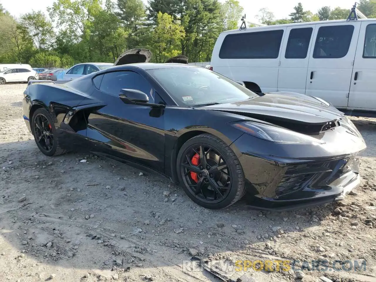 4 Photograph of a damaged car 1G1YC2D46N5117832 CHEVROLET CORVETTE 2022