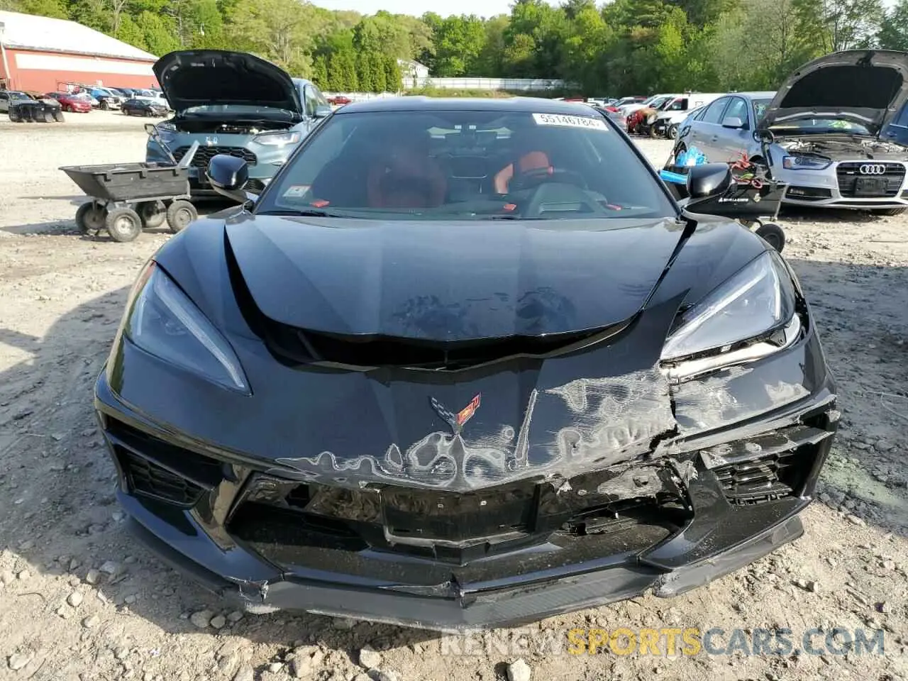 5 Photograph of a damaged car 1G1YC2D46N5117832 CHEVROLET CORVETTE 2022
