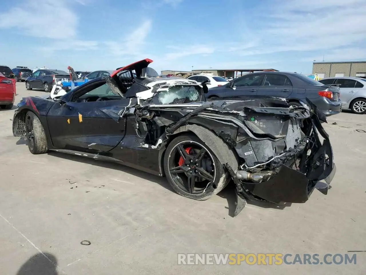 2 Фотография поврежденного автомобиля 1G1YA2D41P5108075 CHEVROLET CORVETTE 2023