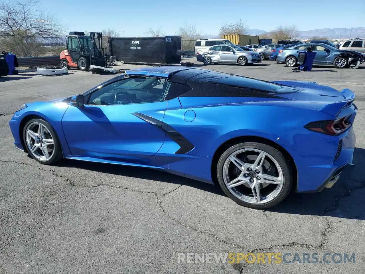 2 Фотография поврежденного автомобиля 1G1YA2D42P5110384 CHEVROLET CORVETTE 2023