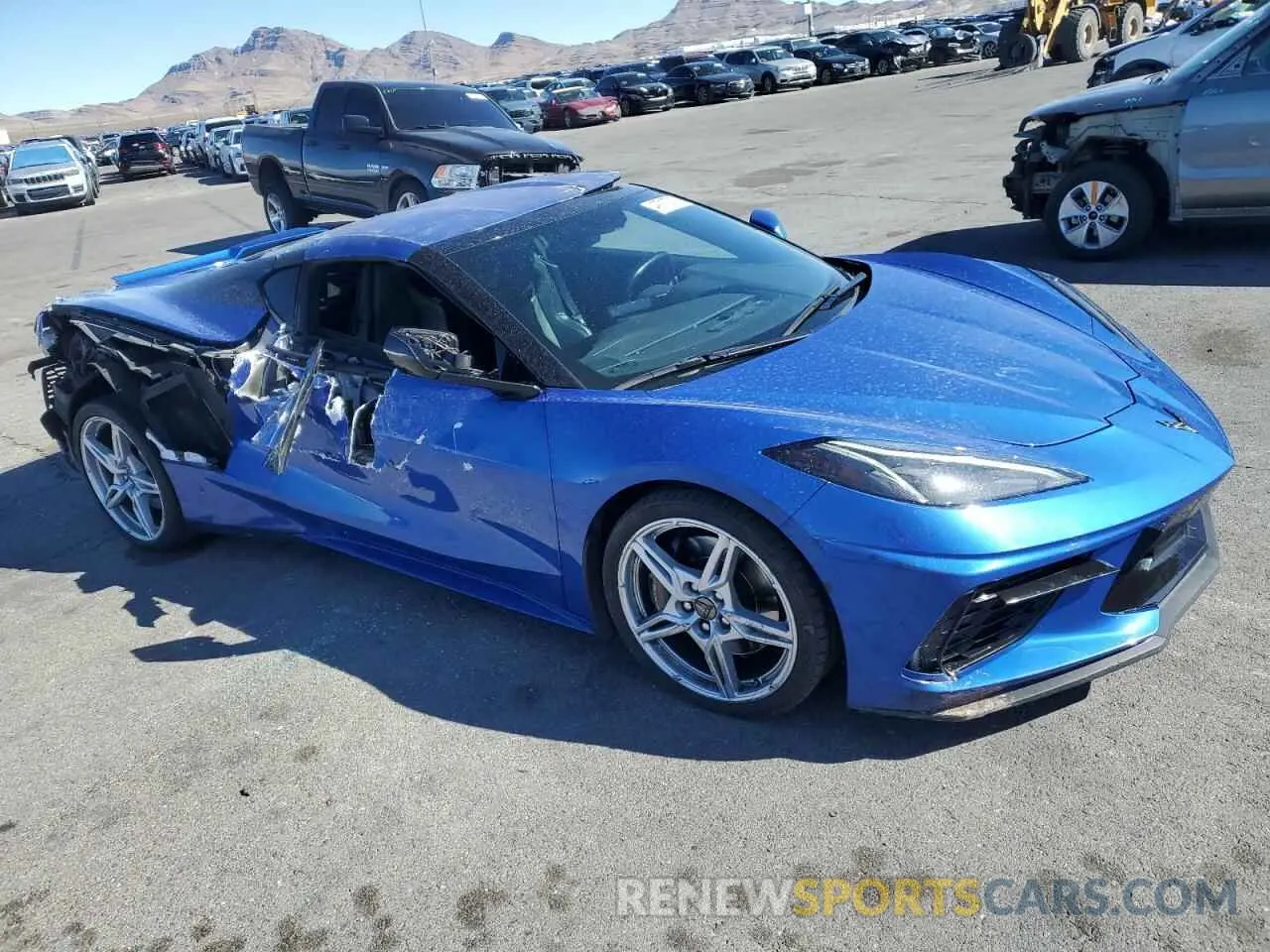 4 Фотография поврежденного автомобиля 1G1YA2D42P5110384 CHEVROLET CORVETTE 2023