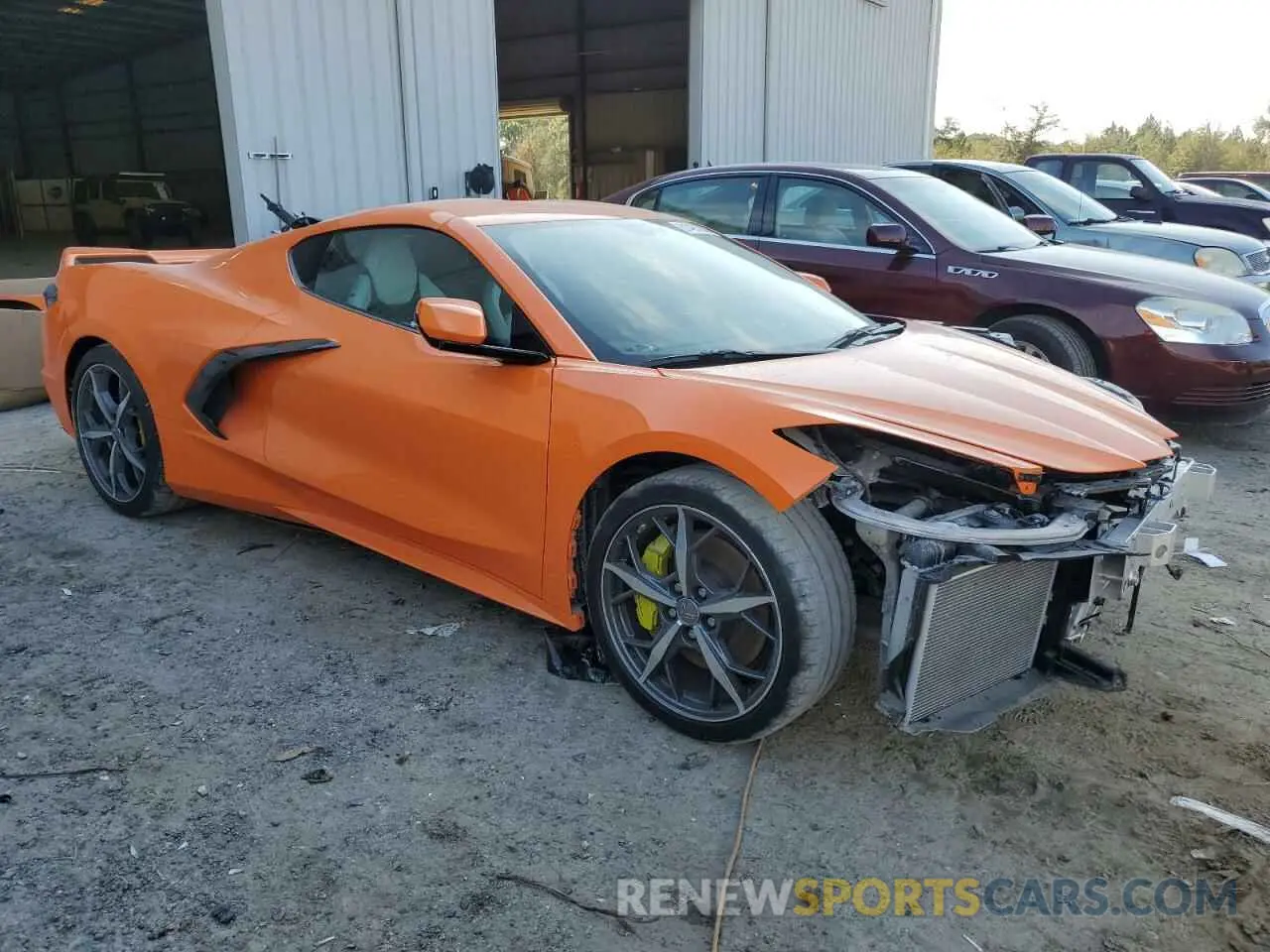 4 Фотография поврежденного автомобиля 1G1YB2D40P5101390 CHEVROLET CORVETTE 2023