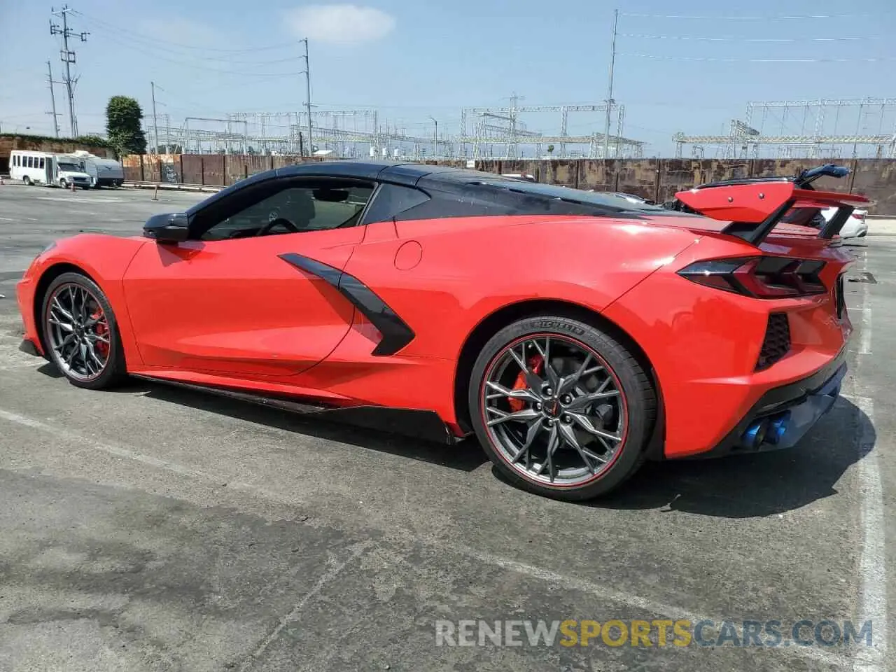 2 Photograph of a damaged car 1G1YB2D40P5137371 CHEVROLET CORVETTE 2023