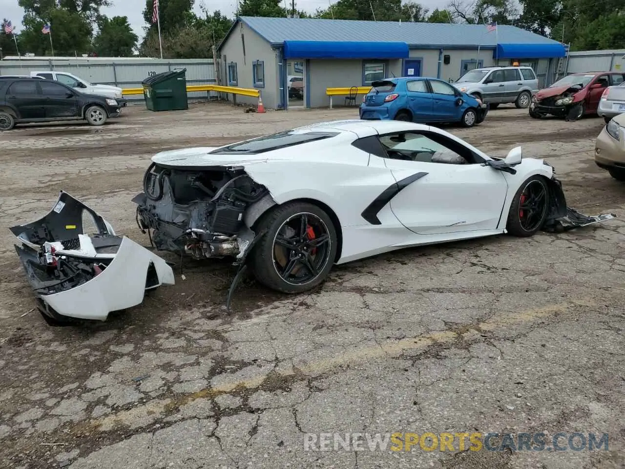 3 Фотография поврежденного автомобиля 1G1YB2D40P5140920 CHEVROLET CORVETTE 2023