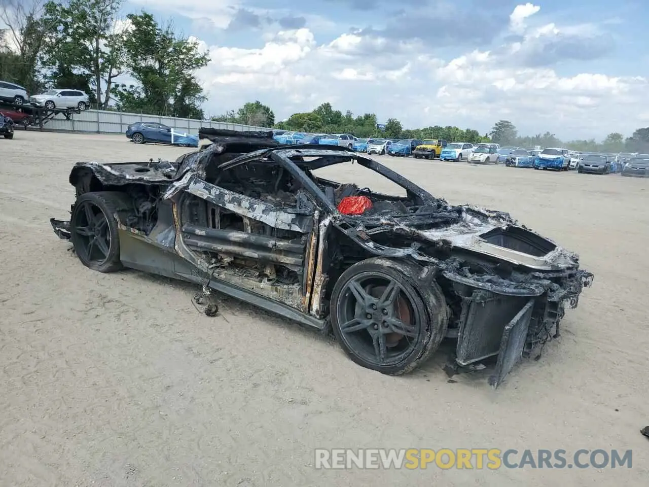 4 Фотография поврежденного автомобиля 1G1YB2D42P5117591 CHEVROLET CORVETTE 2023