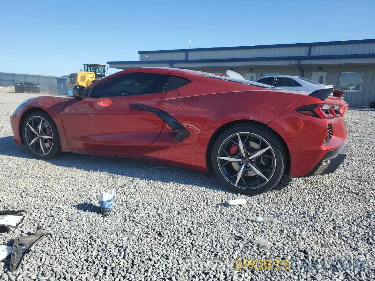 2 Photograph of a damaged car 1G1YC2D40P5102603 CHEVROLET CORVETTE 2023