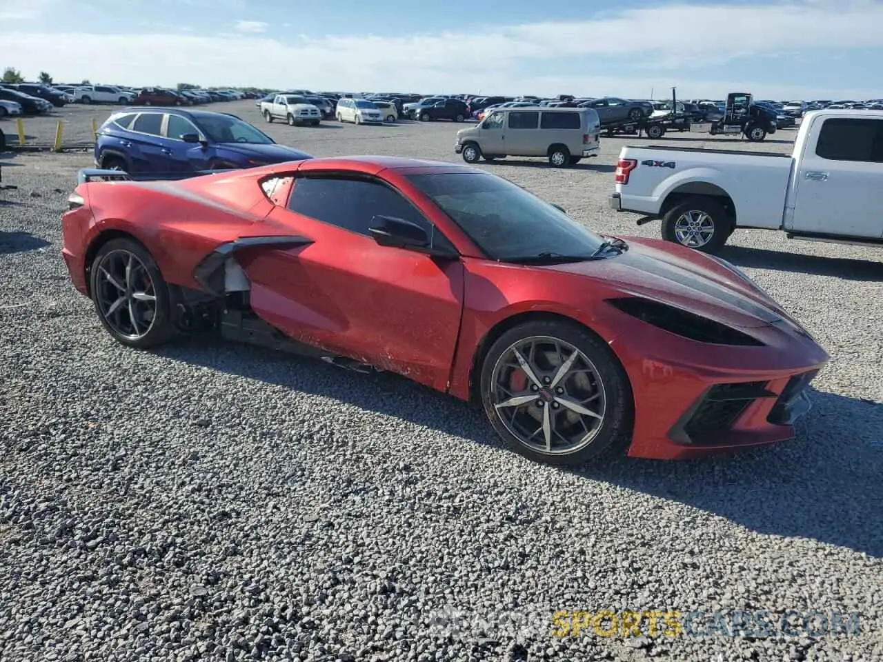 4 Photograph of a damaged car 1G1YC2D40P5102603 CHEVROLET CORVETTE 2023