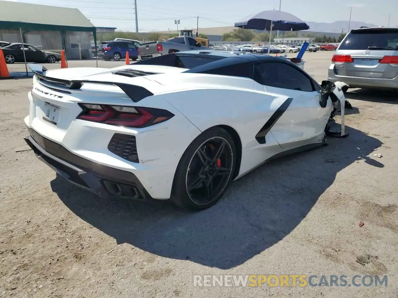 3 Фотография поврежденного автомобиля 1G1YC3D40P5110755 CHEVROLET CORVETTE 2023