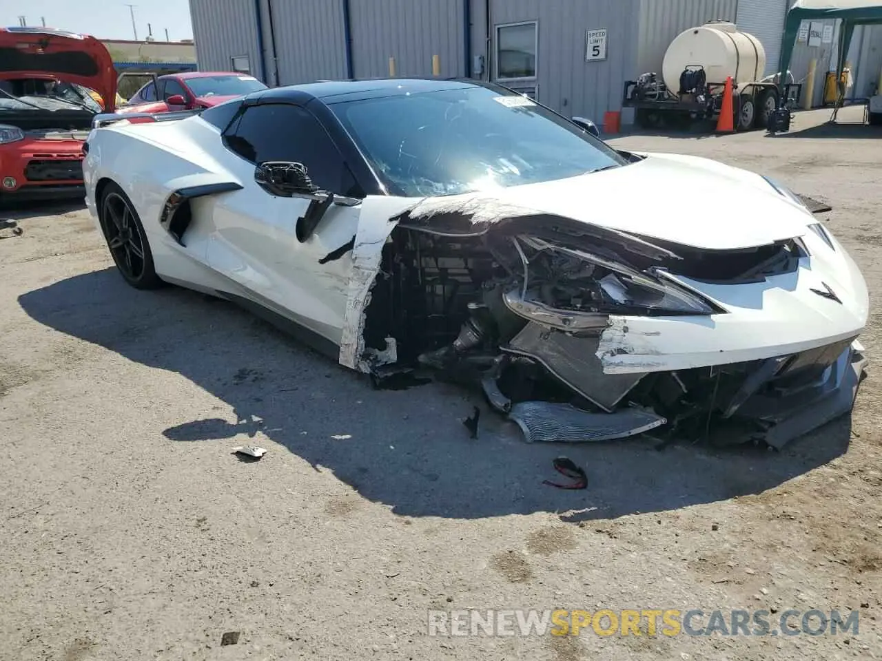 4 Фотография поврежденного автомобиля 1G1YC3D40P5110755 CHEVROLET CORVETTE 2023