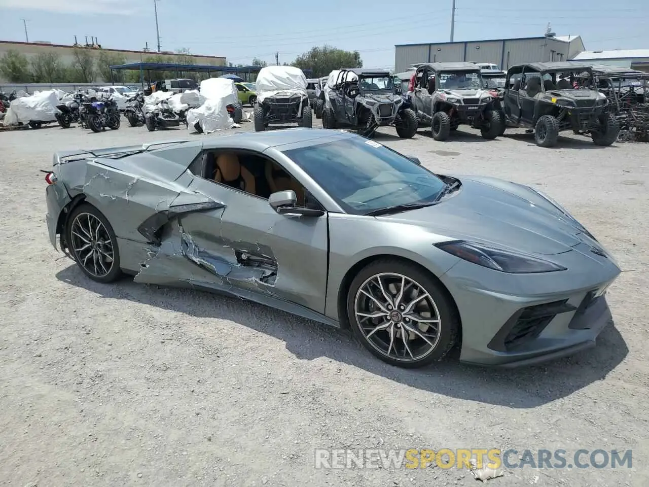4 Фотография поврежденного автомобиля 1G1YC3D40P5132111 CHEVROLET CORVETTE 2023