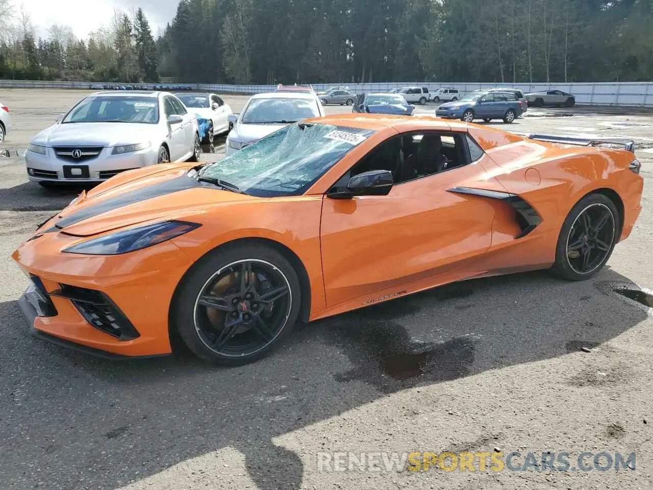 1 Photograph of a damaged car 1G1YC3D47P5136477 CHEVROLET CORVETTE 2023