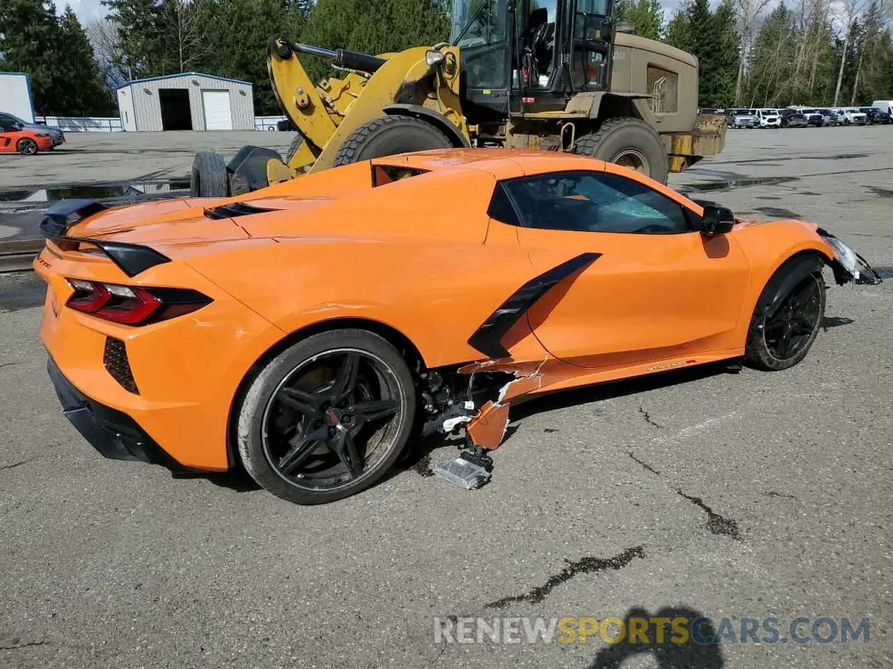 3 Photograph of a damaged car 1G1YC3D47P5136477 CHEVROLET CORVETTE 2023