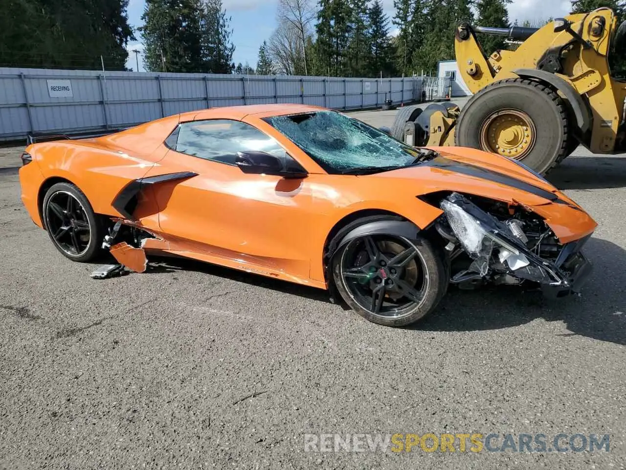 4 Photograph of a damaged car 1G1YC3D47P5136477 CHEVROLET CORVETTE 2023