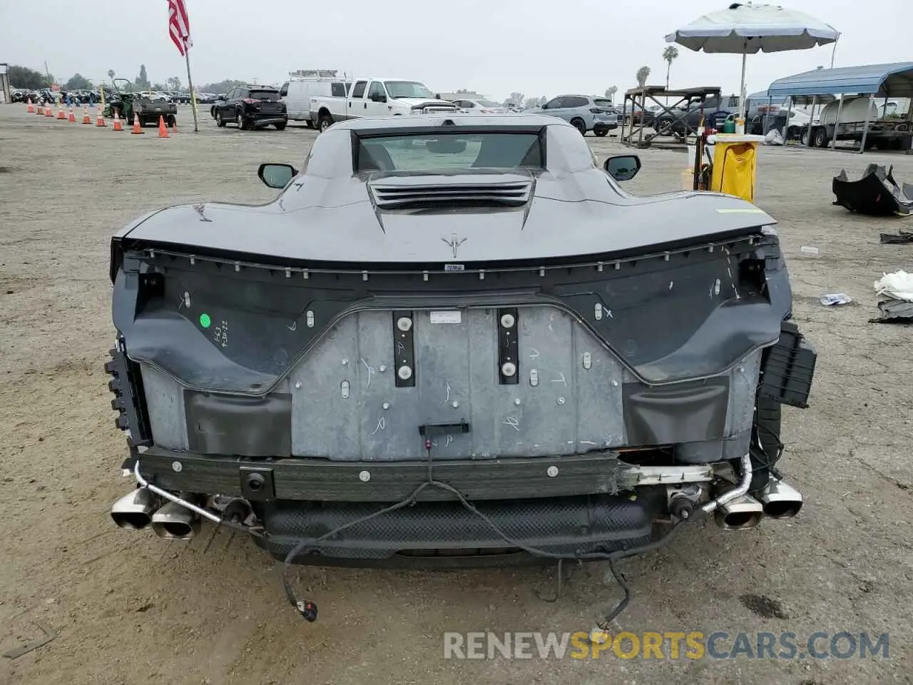 6 Фотография поврежденного автомобиля 1G1YC3D49P5501001 CHEVROLET CORVETTE 2023