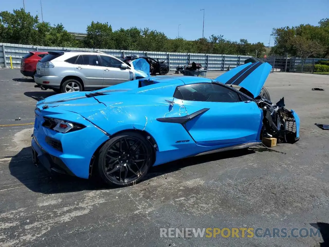 3 Photograph of a damaged car 1G1YF3D37P5604867 CHEVROLET CORVETTE 2023