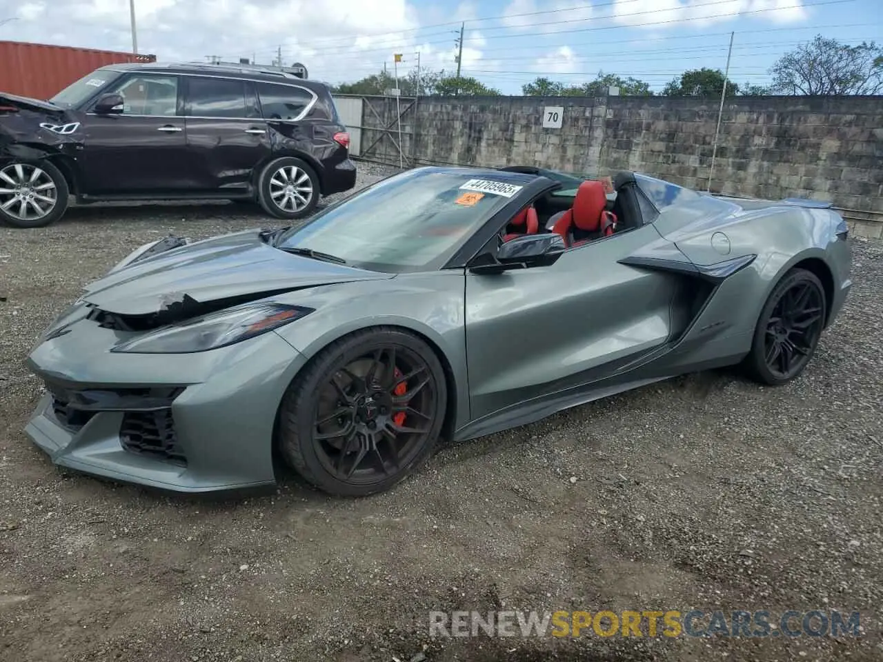 1 Photograph of a damaged car 1G1YF3D38P5603064 CHEVROLET CORVETTE 2023