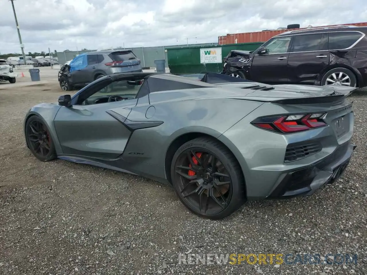 2 Photograph of a damaged car 1G1YF3D38P5603064 CHEVROLET CORVETTE 2023