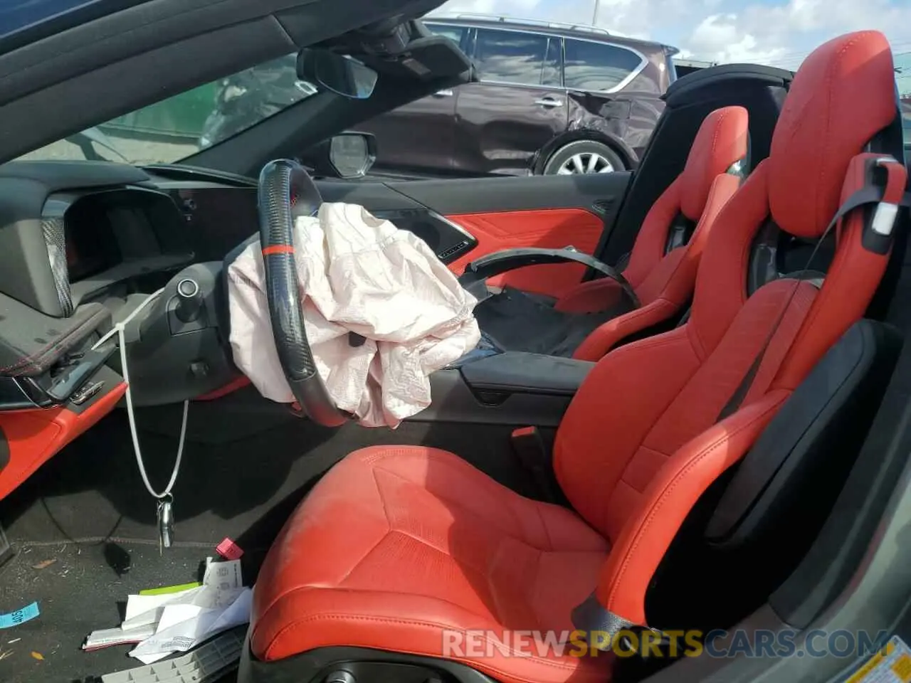 7 Photograph of a damaged car 1G1YF3D38P5603064 CHEVROLET CORVETTE 2023