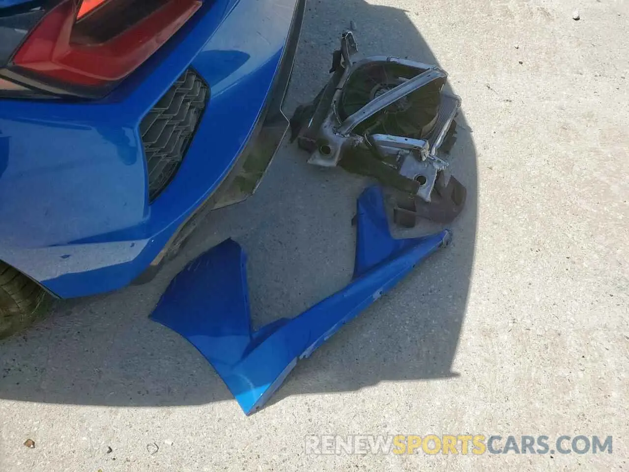 12 Photograph of a damaged car 1G1YB3D40S5104689 CHEVROLET CORVETTE 2025