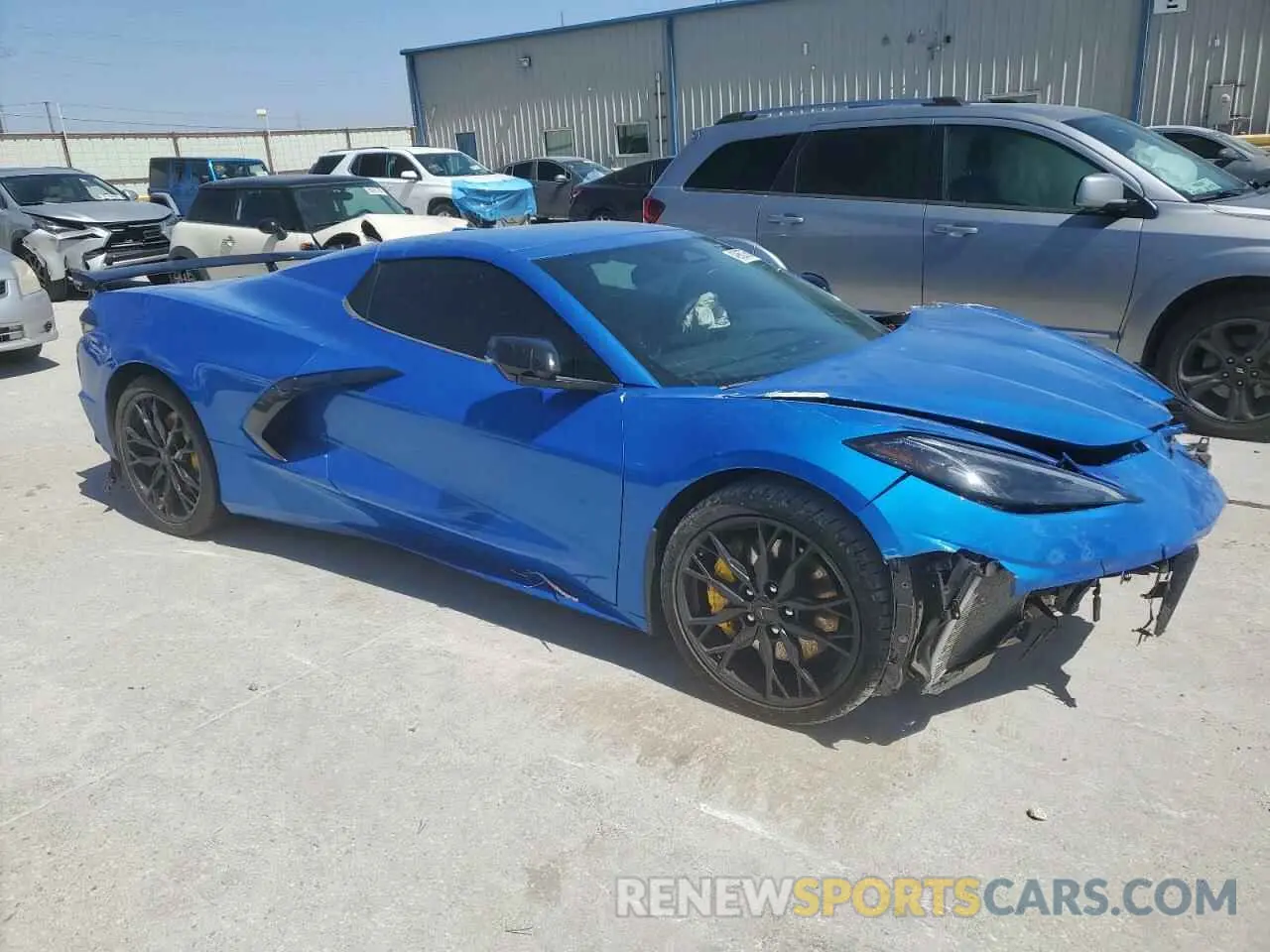 4 Photograph of a damaged car 1G1YB3D40S5104689 CHEVROLET CORVETTE 2025