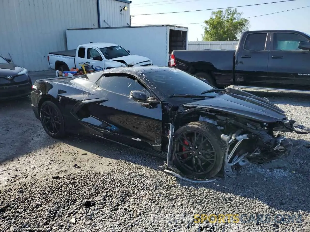 4 Photograph of a damaged car 1G1YB3D48S5101796 CHEVROLET CORVETTE 2025
