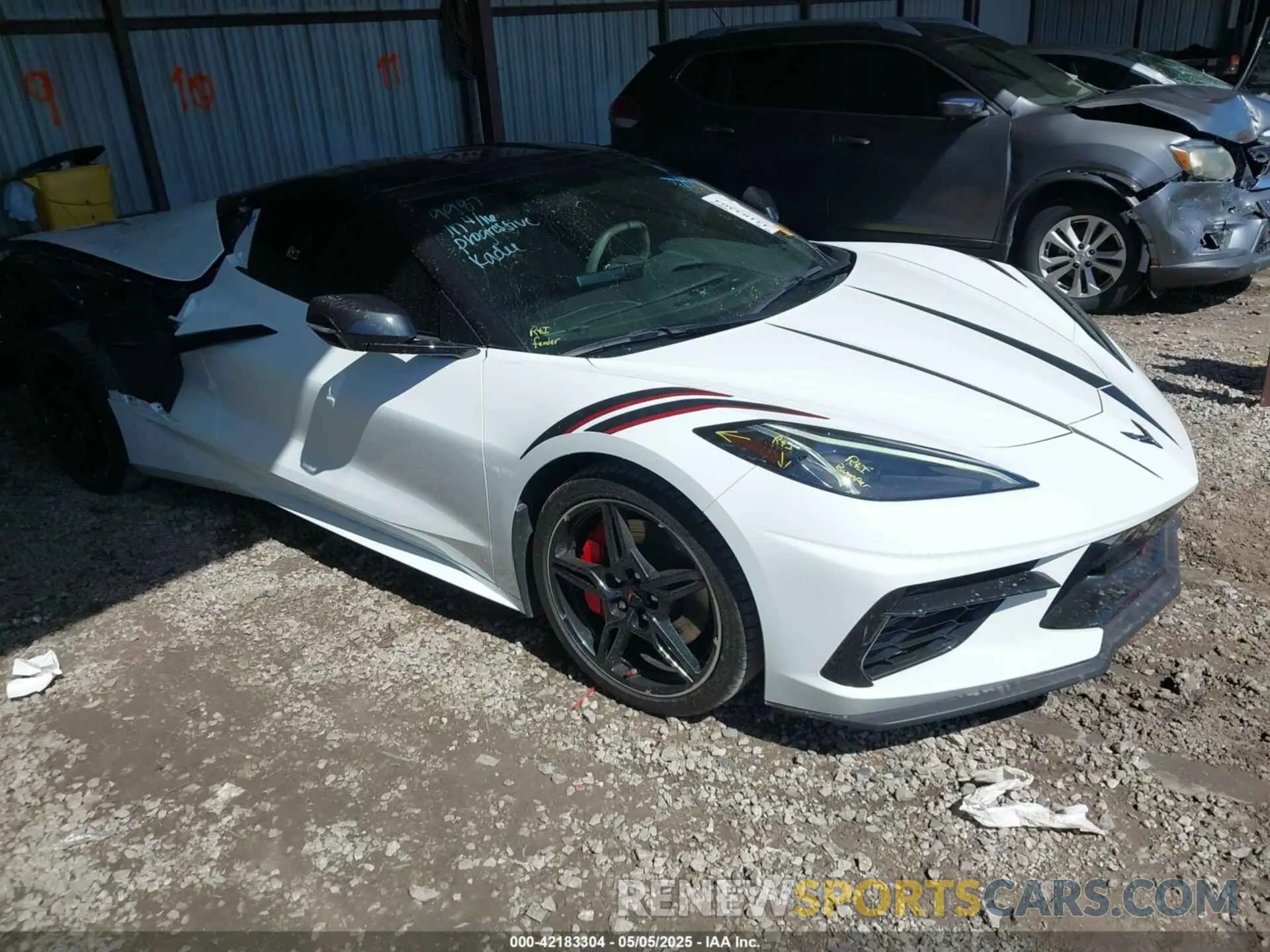 1 Photograph of a damaged car 1G1Y62D47L5106522 CHEVROLET CORVETTE STINGRAY 2020