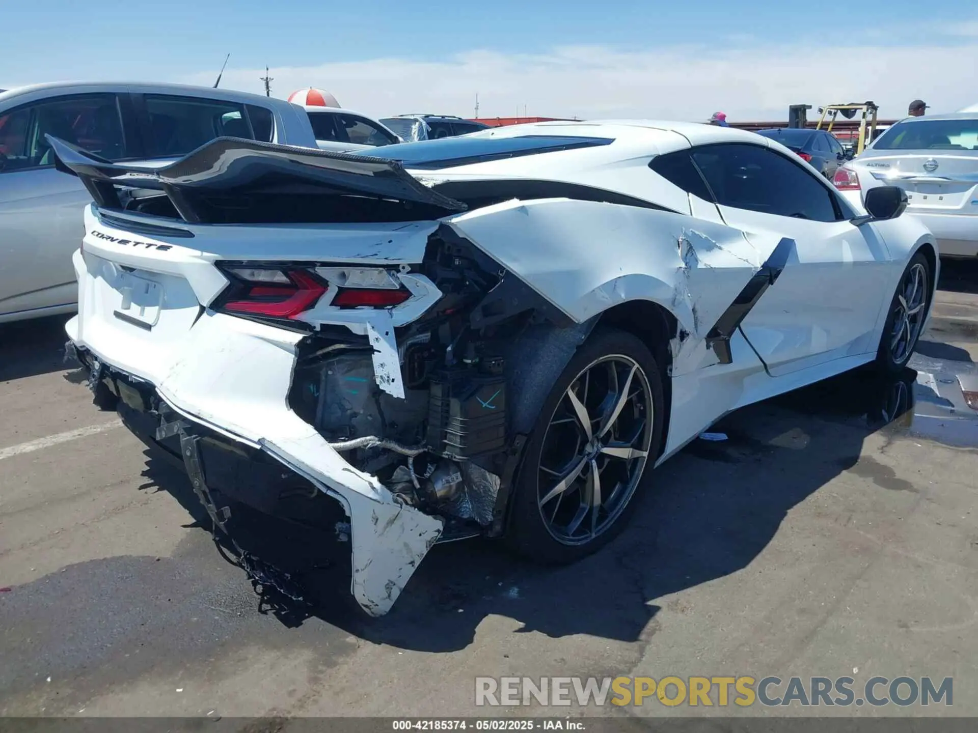 6 Photograph of a damaged car 1G1Y72D43L5111441 CHEVROLET CORVETTE STINGRAY 2020