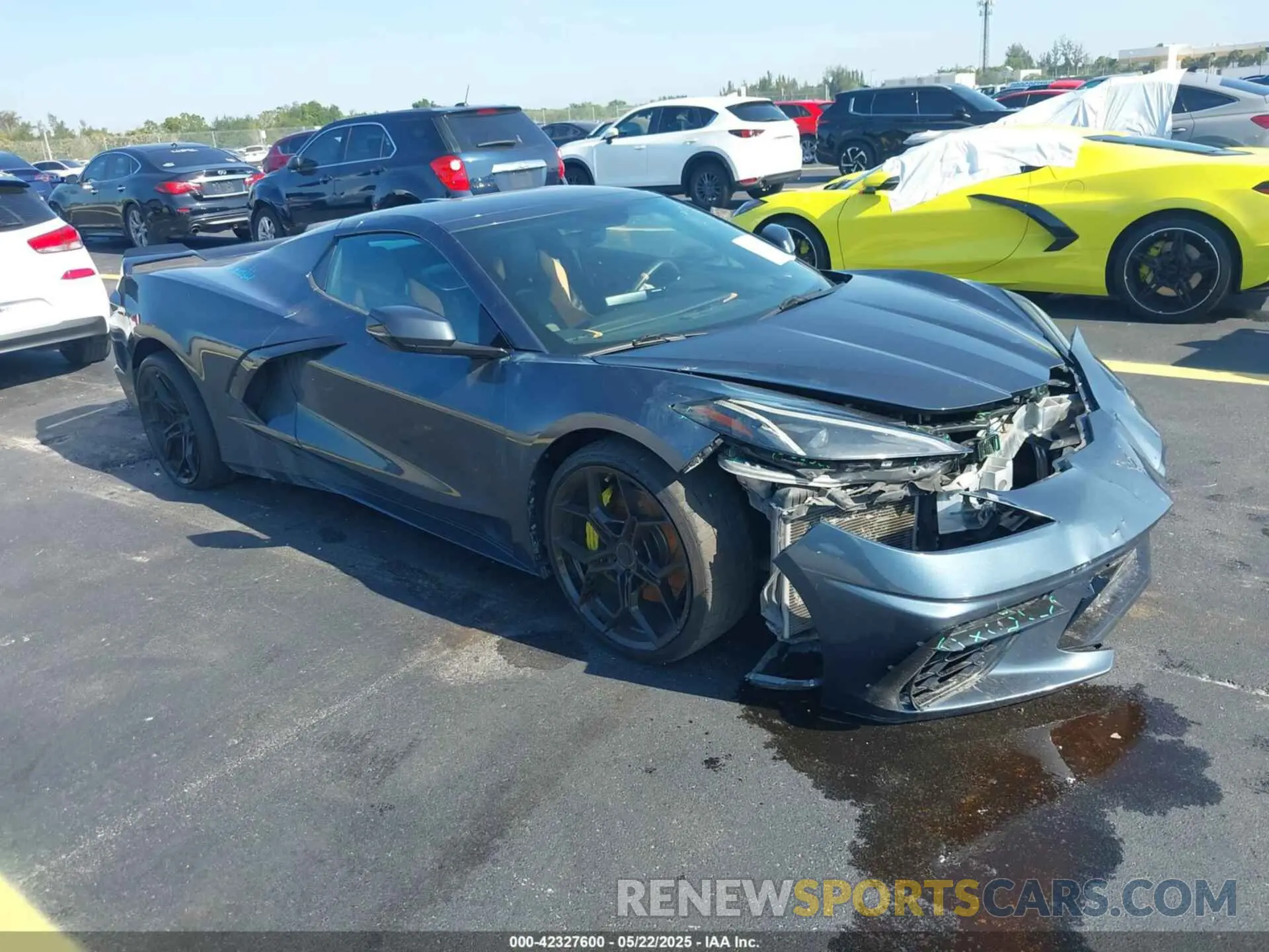1 Photograph of a damaged car 1G1Y73D45L5114976 CHEVROLET CORVETTE STINGRAY 2020