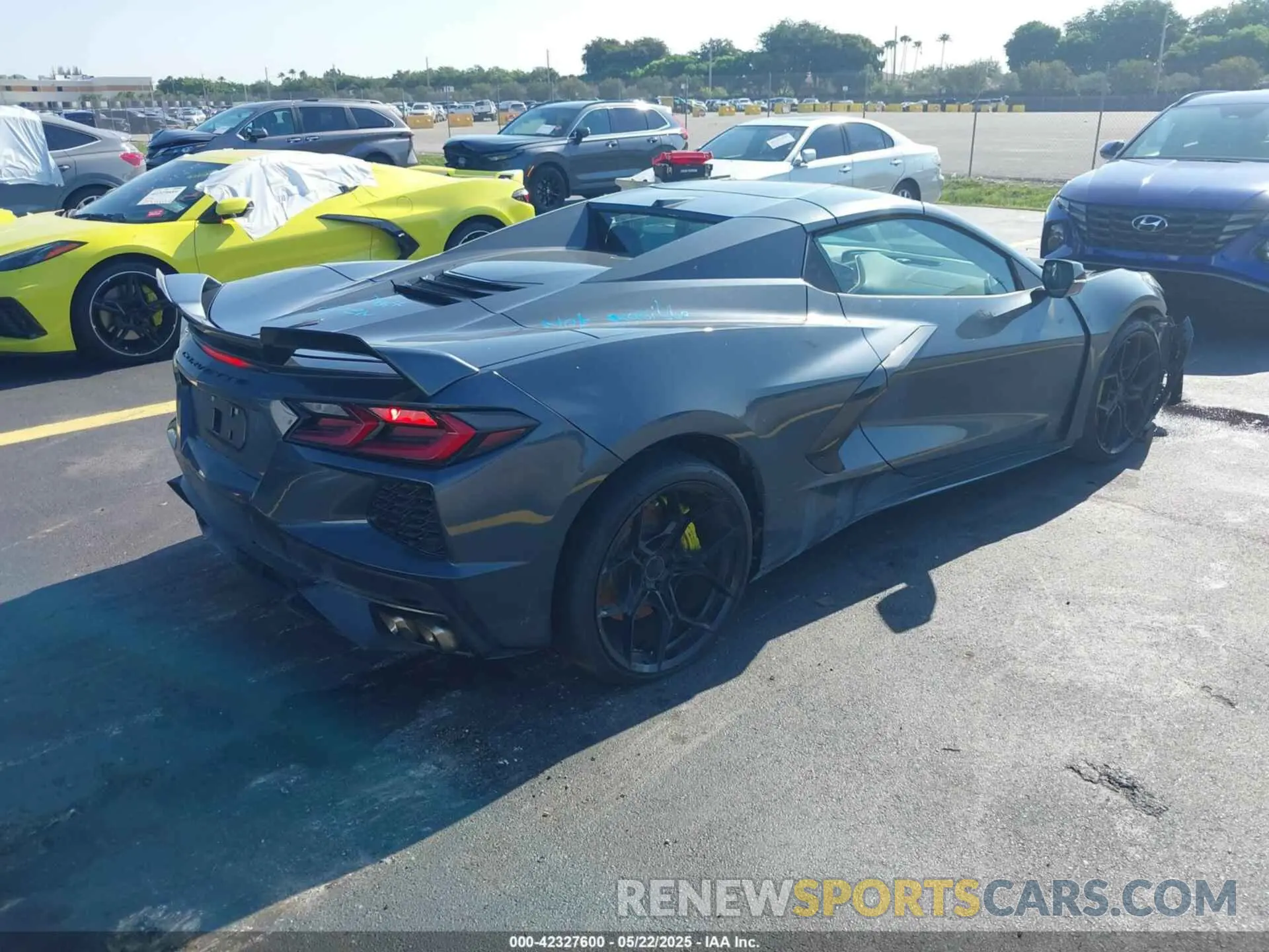 4 Photograph of a damaged car 1G1Y73D45L5114976 CHEVROLET CORVETTE STINGRAY 2020