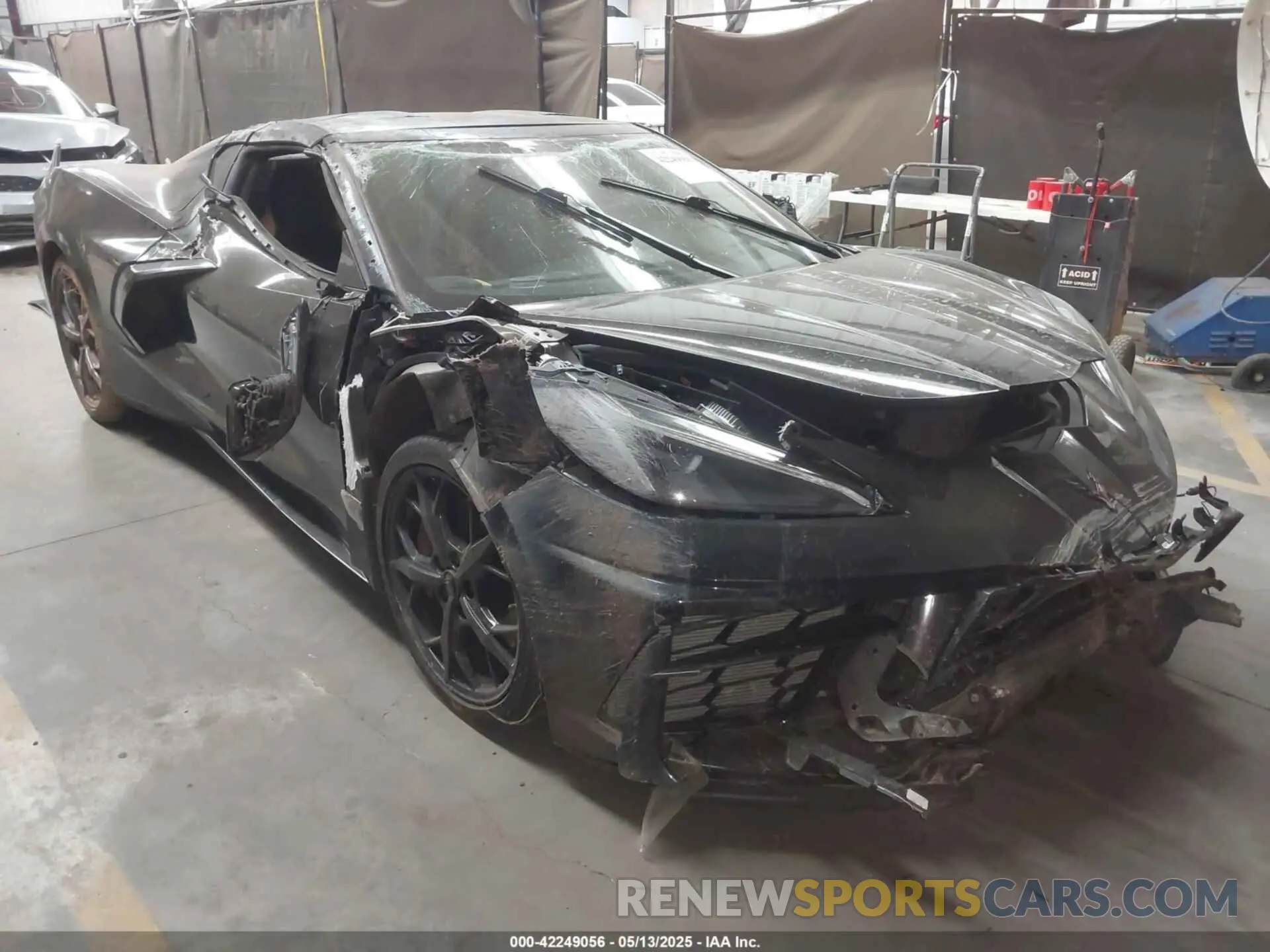 1 Photograph of a damaged car 1G1Y82D40L5102838 CHEVROLET CORVETTE STINGRAY 2020