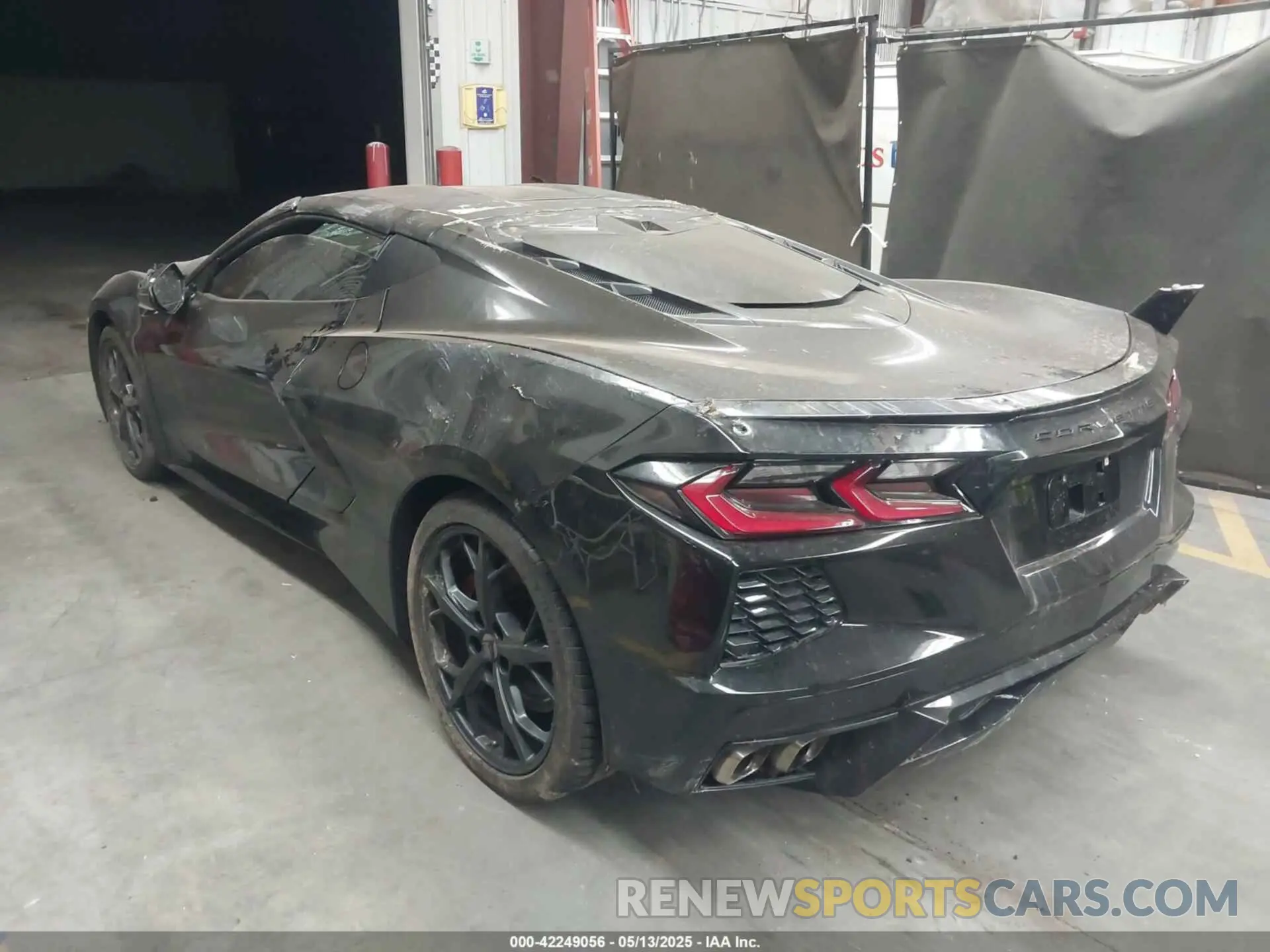 3 Photograph of a damaged car 1G1Y82D40L5102838 CHEVROLET CORVETTE STINGRAY 2020