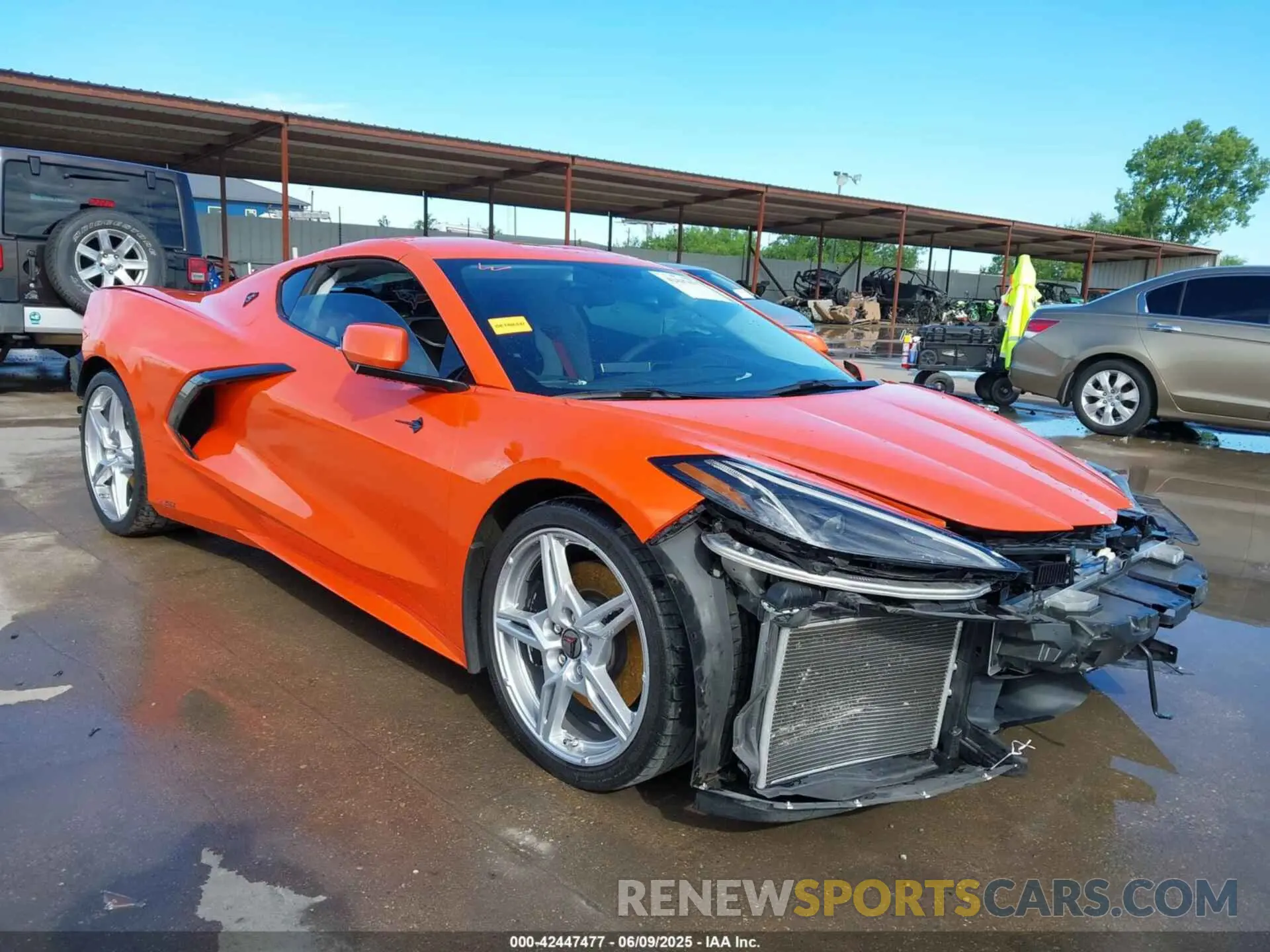 1 Photograph of a damaged car 1G1Y82D46L5105548 CHEVROLET CORVETTE STINGRAY 2020