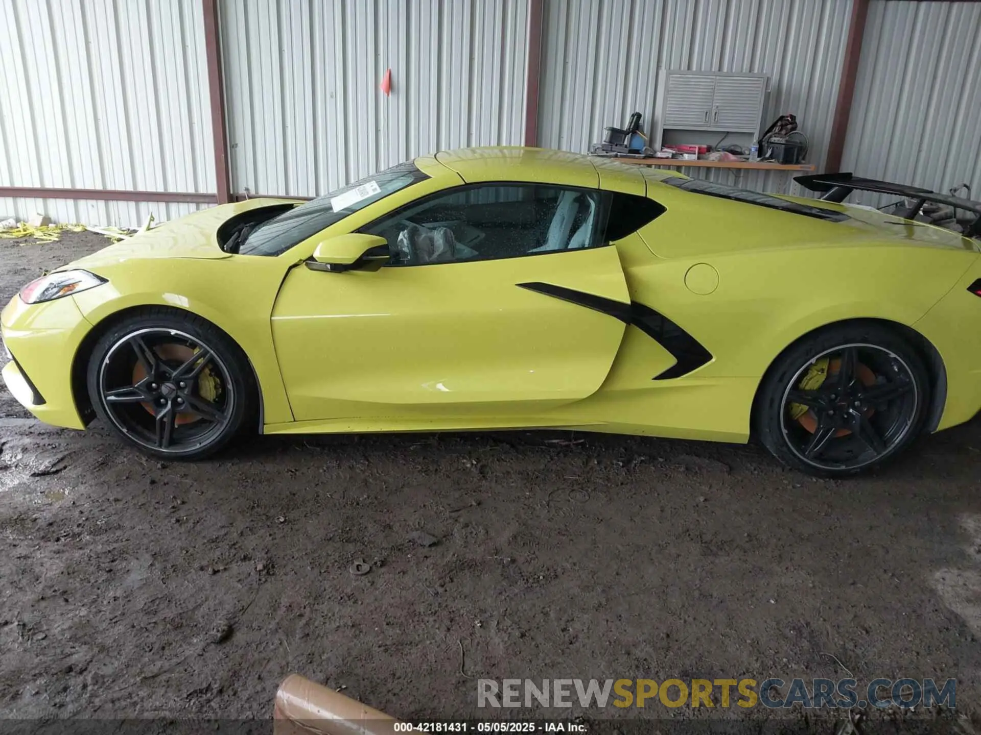13 Фотография поврежденного автомобиля 1G1Y82D49L5111795 CHEVROLET CORVETTE STINGRAY 2020