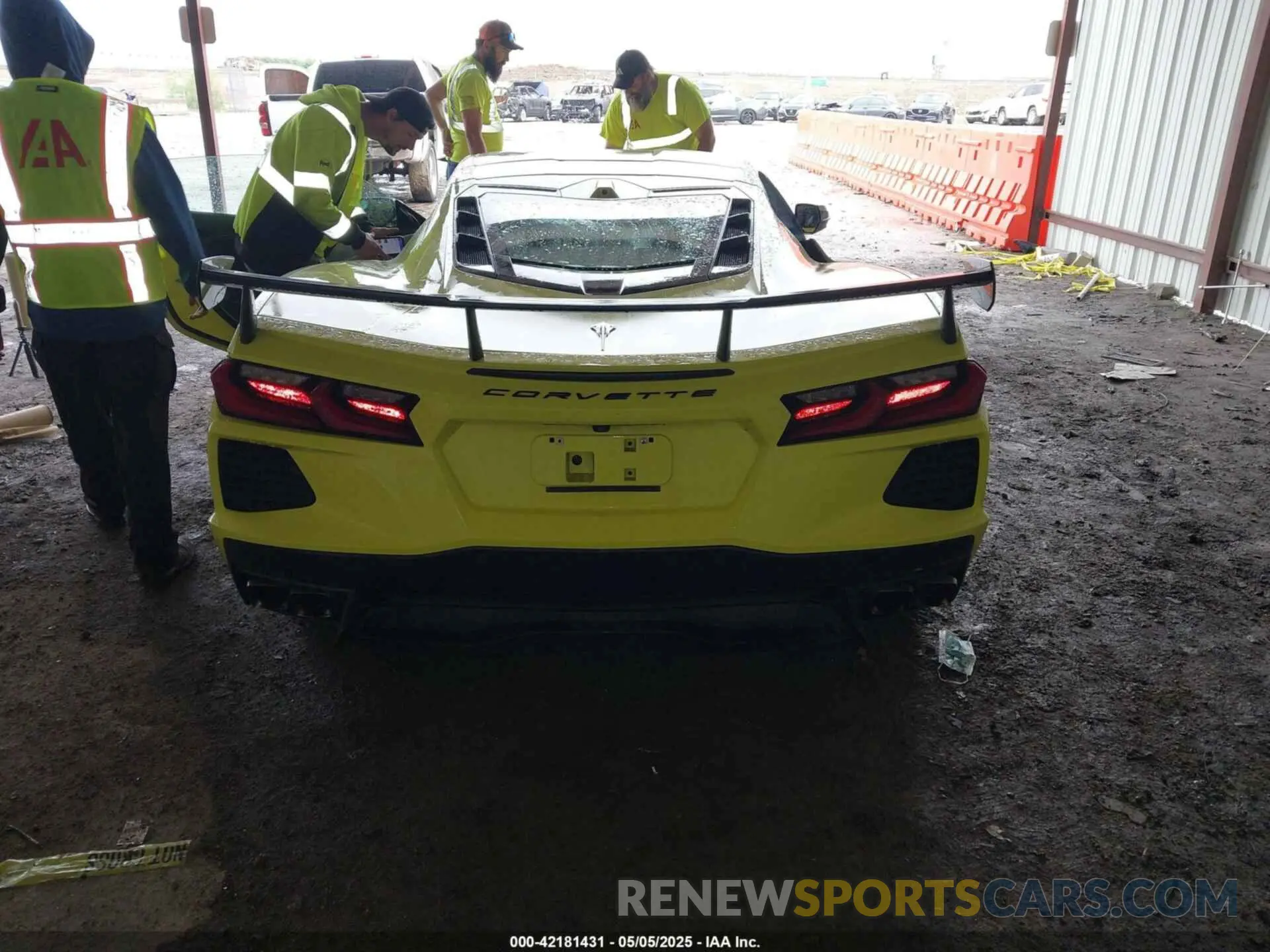 15 Фотография поврежденного автомобиля 1G1Y82D49L5111795 CHEVROLET CORVETTE STINGRAY 2020