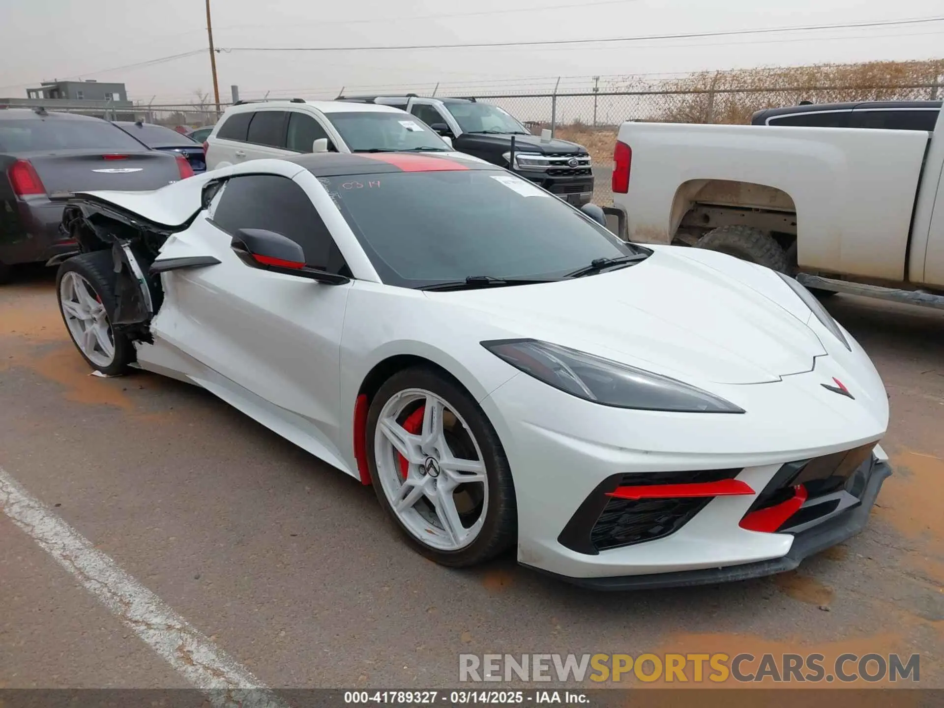1 Photograph of a damaged car 1G1YA2D45M5122797 CHEVROLET CORVETTE STINGRAY 2021
