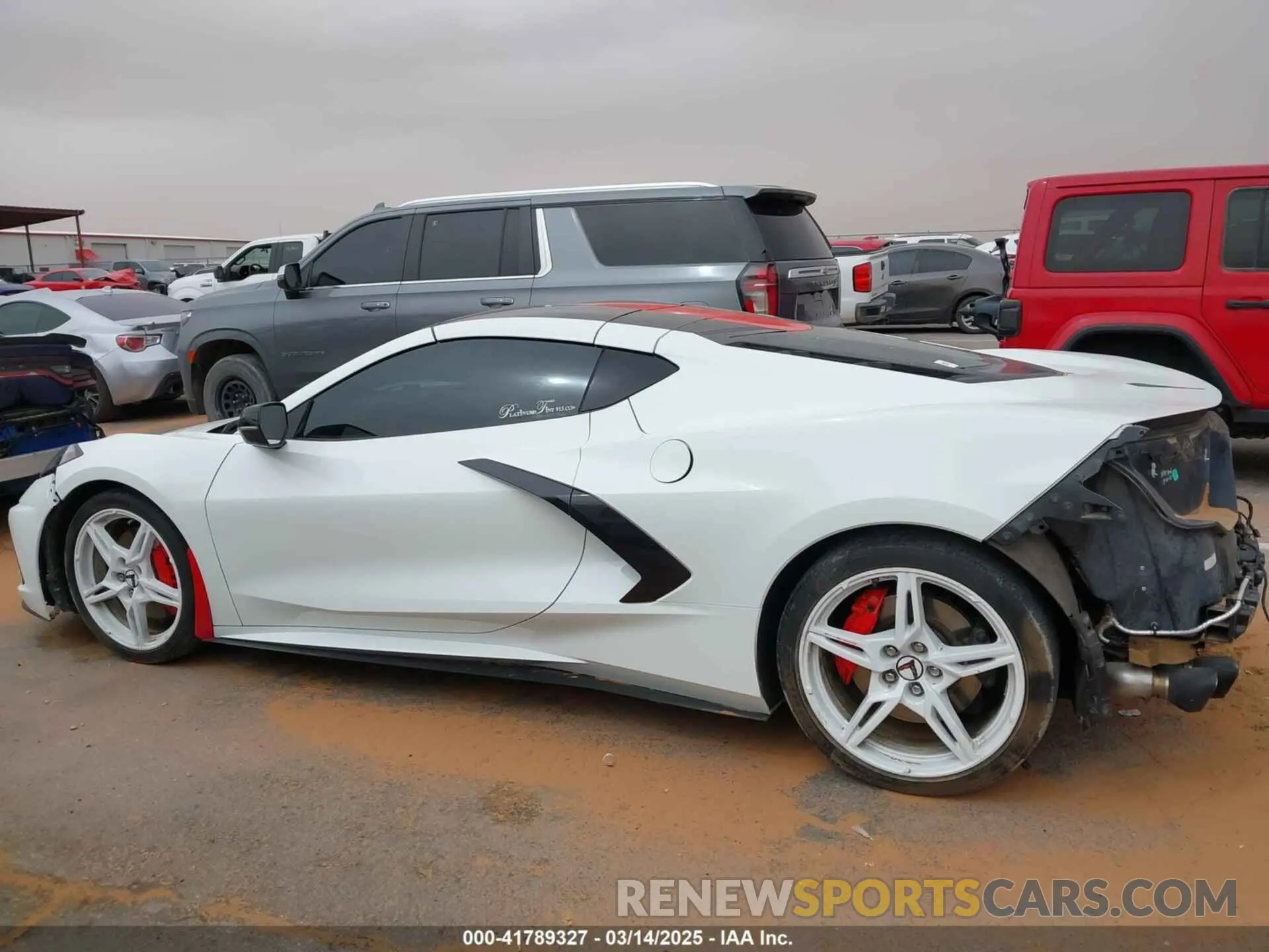 14 Photograph of a damaged car 1G1YA2D45M5122797 CHEVROLET CORVETTE STINGRAY 2021