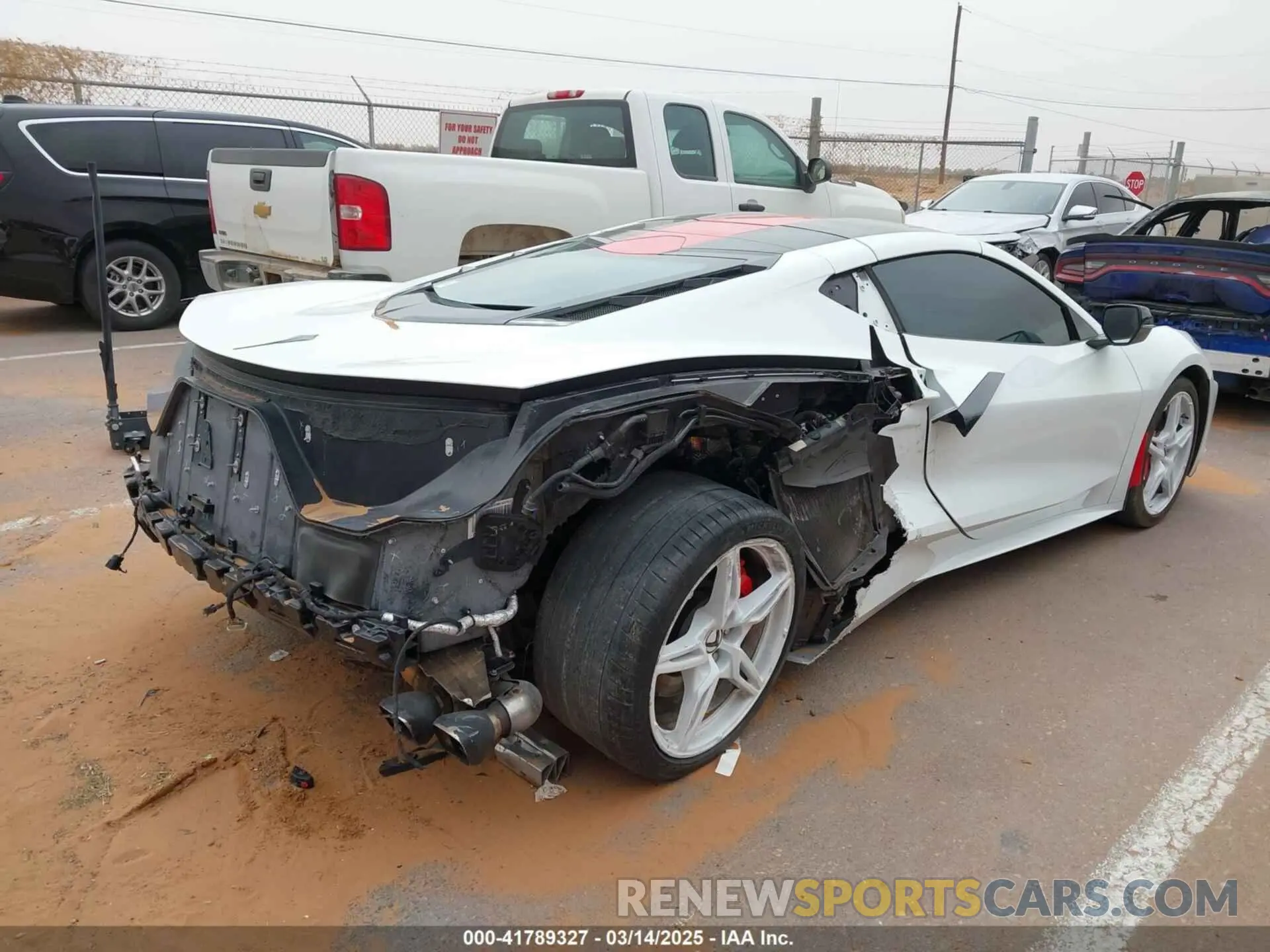 4 Photograph of a damaged car 1G1YA2D45M5122797 CHEVROLET CORVETTE STINGRAY 2021