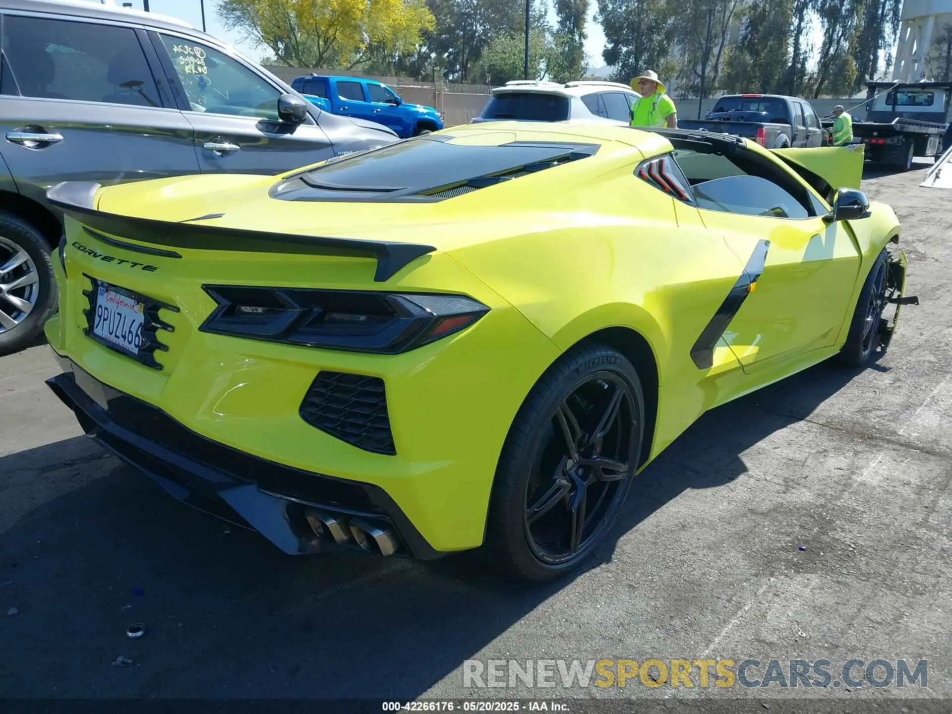 4 Фотография поврежденного автомобиля 1G1YA2D45M5123514 CHEVROLET CORVETTE STINGRAY 2021