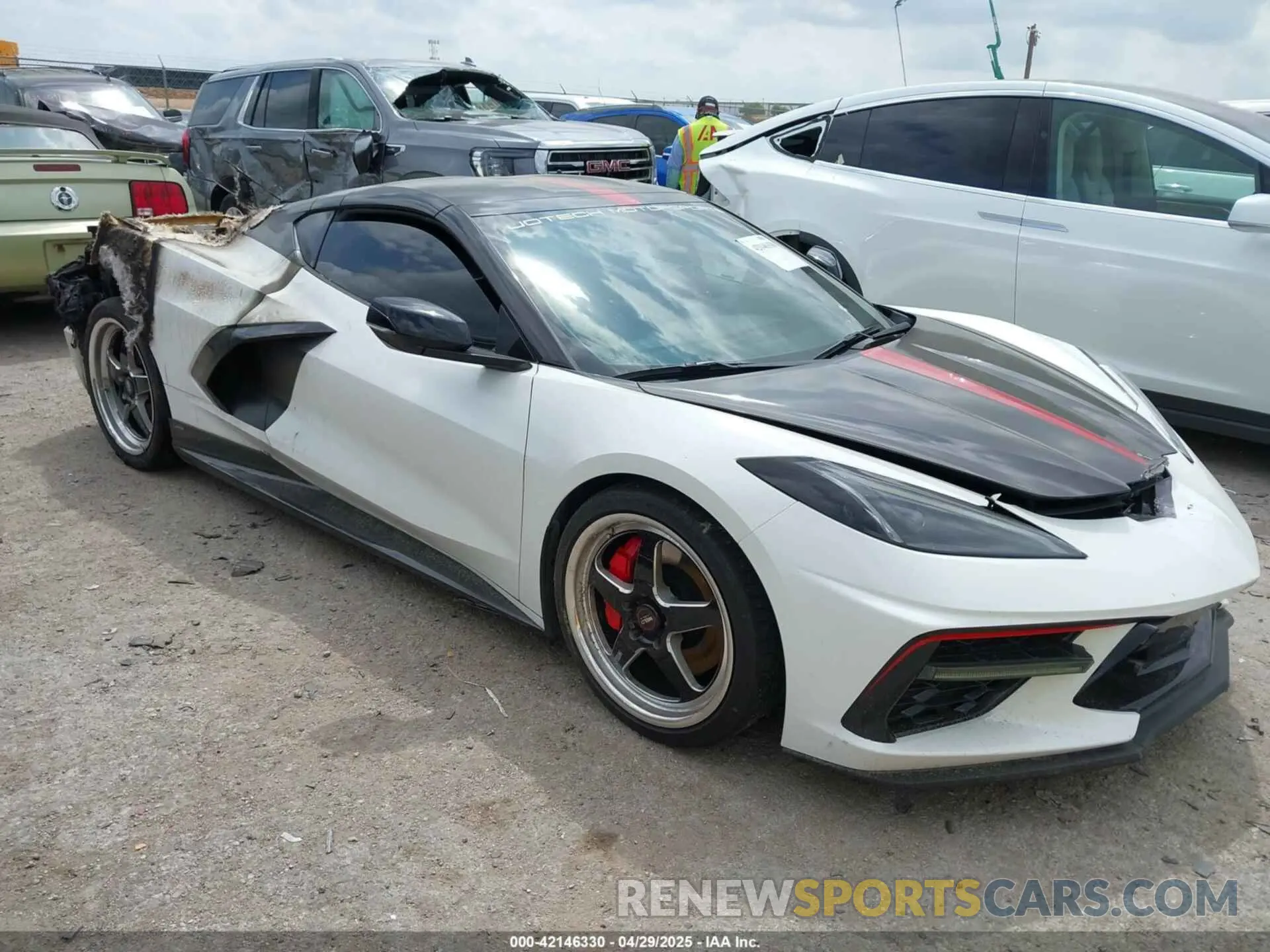 1 Photograph of a damaged car 1G1YB2D46M5101373 CHEVROLET CORVETTE STINGRAY 2021
