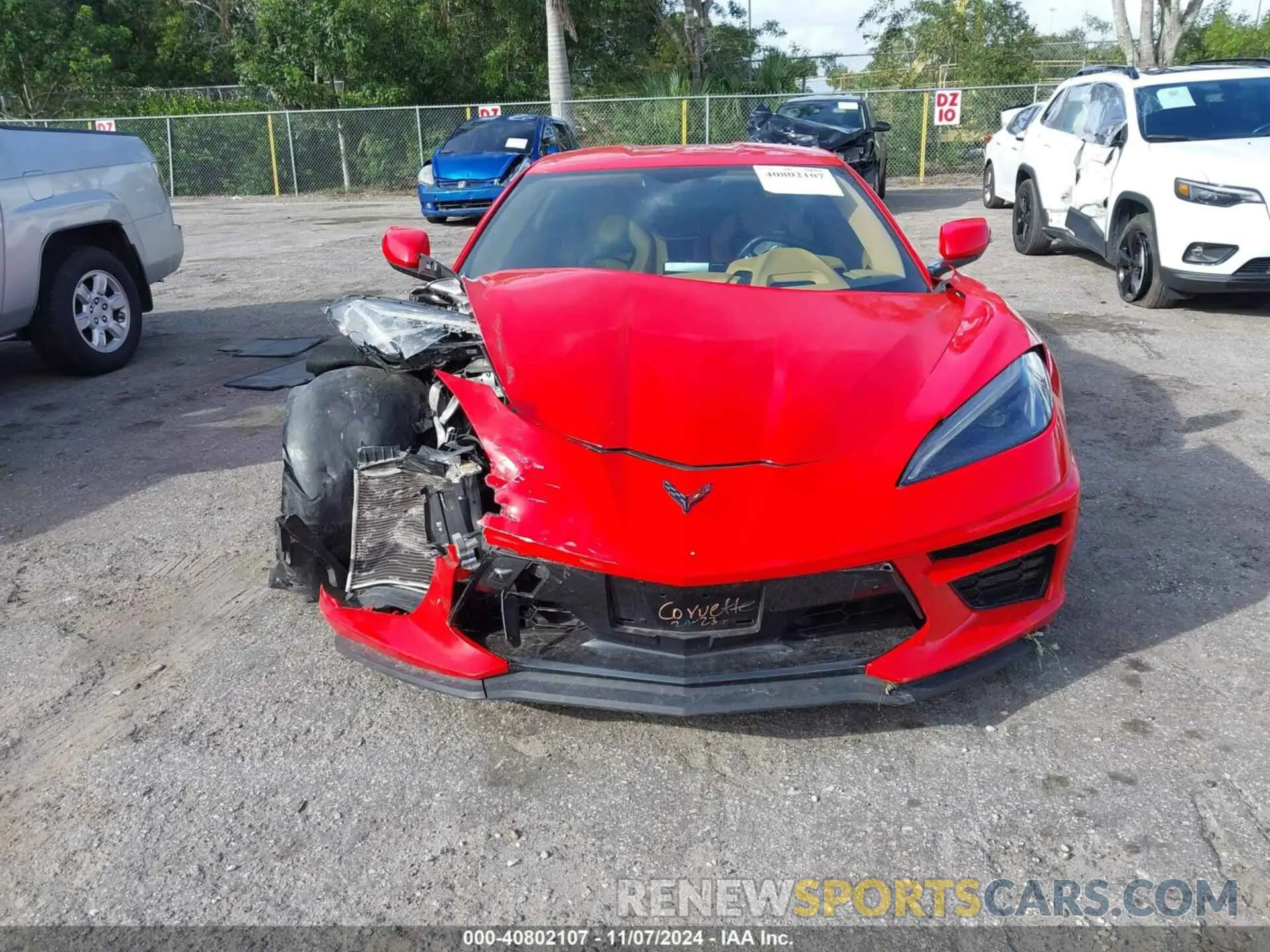 12 Photograph of a damaged car 1G1YC2D49M5124322 CHEVROLET CORVETTE STINGRAY 2021