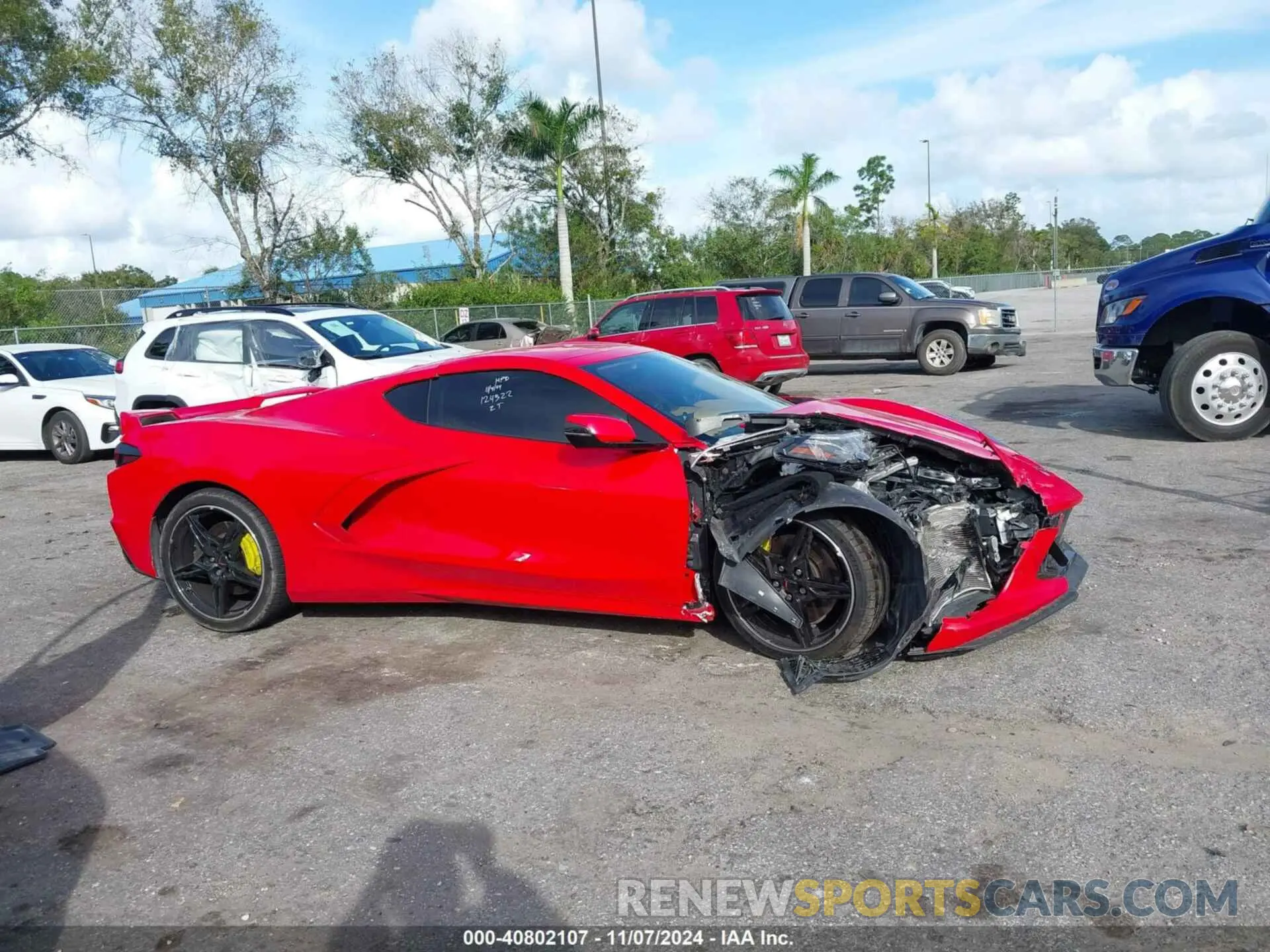 13 Photograph of a damaged car 1G1YC2D49M5124322 CHEVROLET CORVETTE STINGRAY 2021