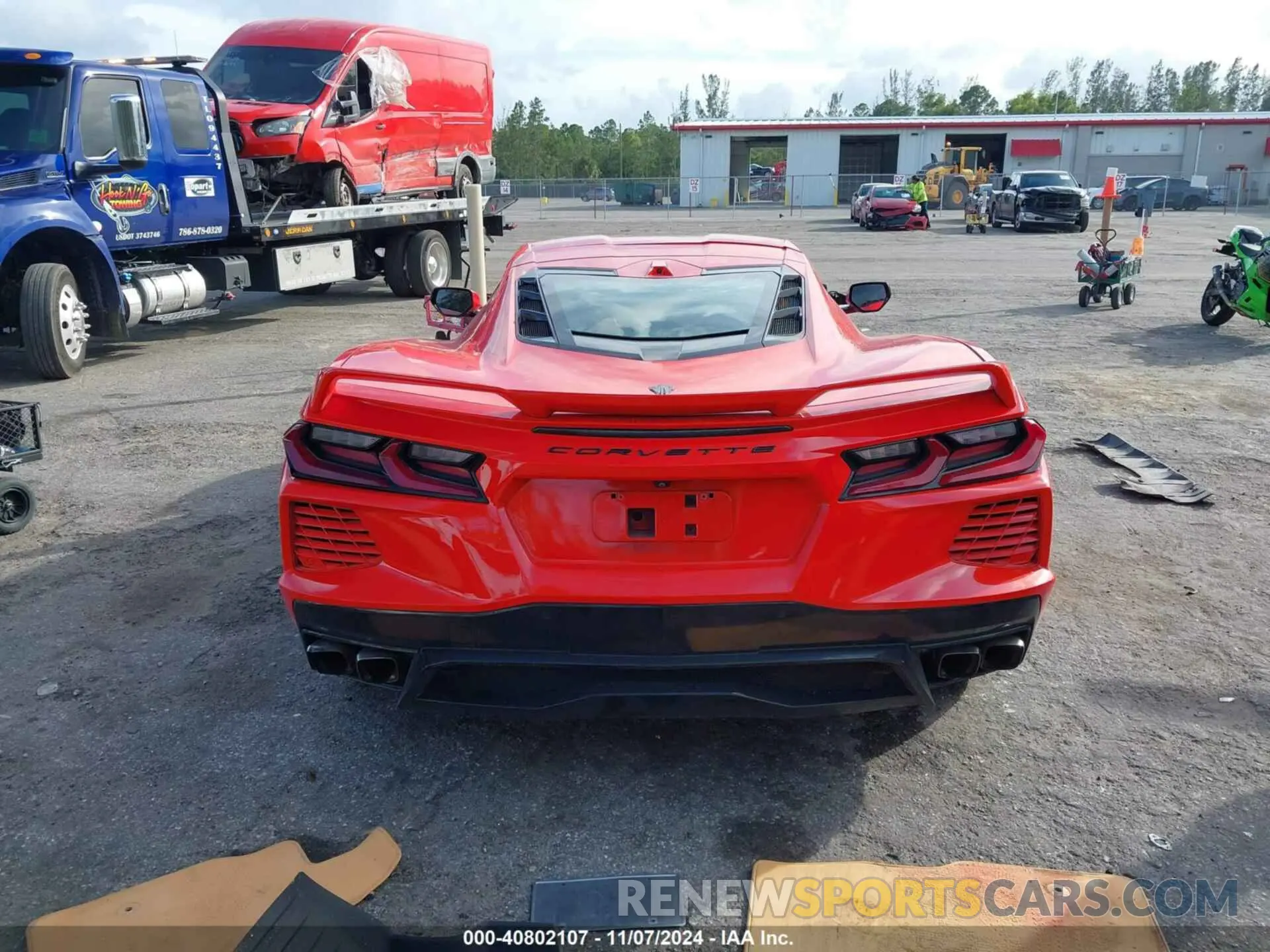 16 Photograph of a damaged car 1G1YC2D49M5124322 CHEVROLET CORVETTE STINGRAY 2021