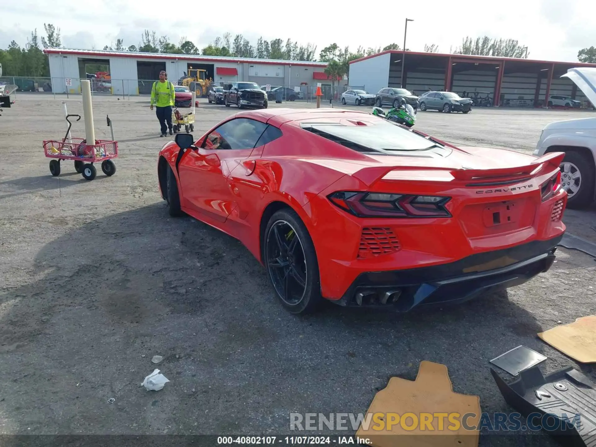 3 Photograph of a damaged car 1G1YC2D49M5124322 CHEVROLET CORVETTE STINGRAY 2021