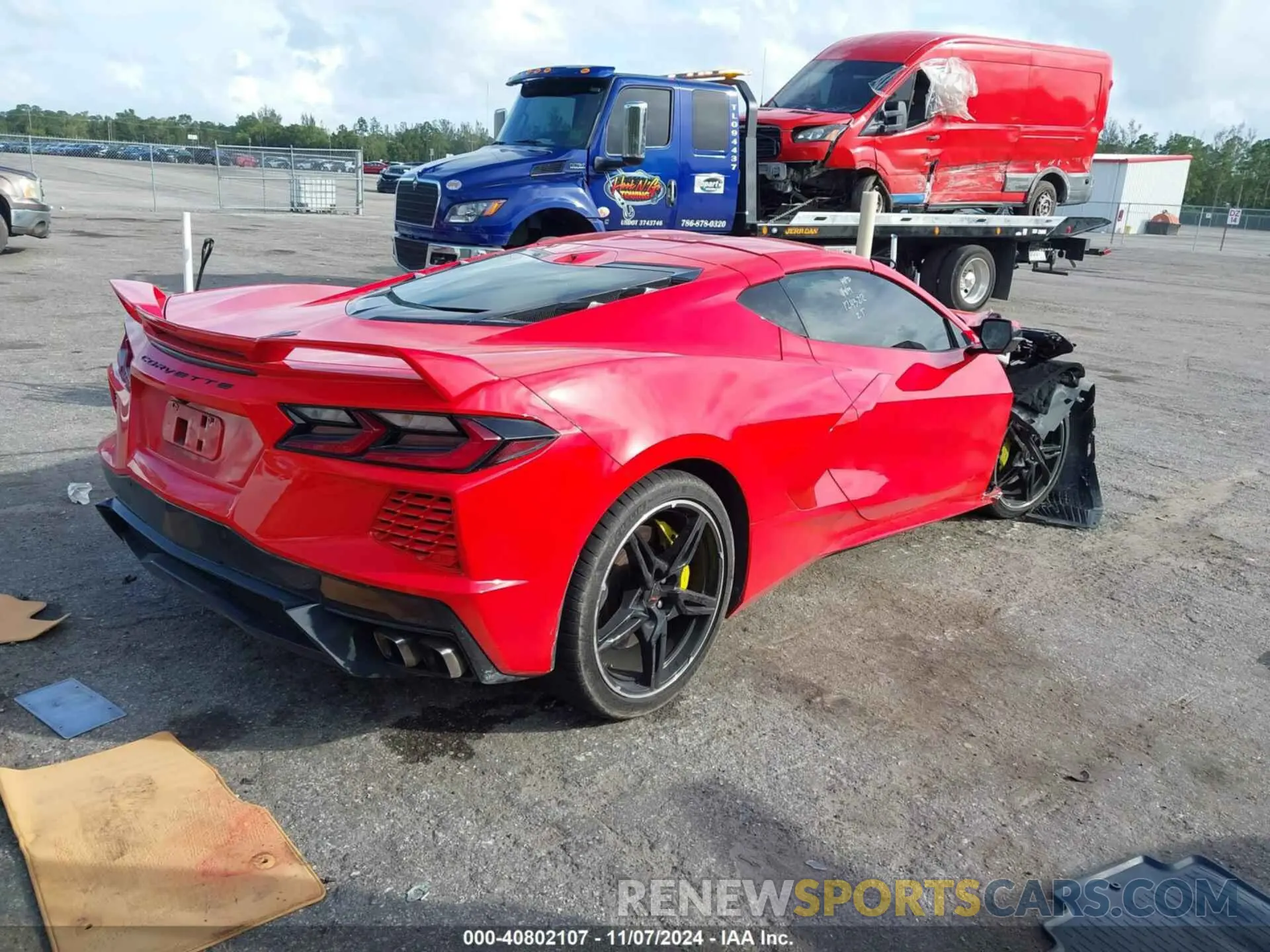 4 Photograph of a damaged car 1G1YC2D49M5124322 CHEVROLET CORVETTE STINGRAY 2021
