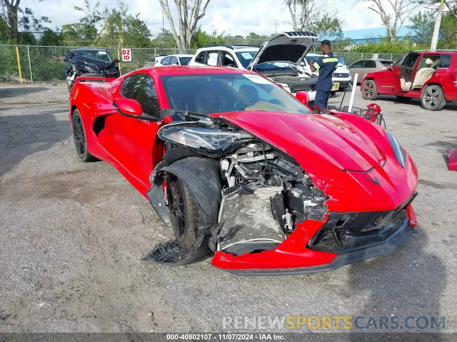 6 Photograph of a damaged car 1G1YC2D49M5124322 CHEVROLET CORVETTE STINGRAY 2021