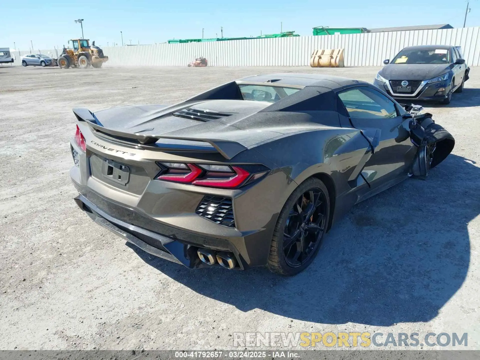 4 Фотография поврежденного автомобиля 1G1YC3D42M5112499 CHEVROLET CORVETTE STINGRAY 2021